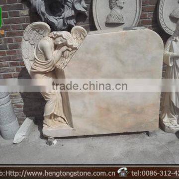 Yellow Marble Monument In Stock photo-3