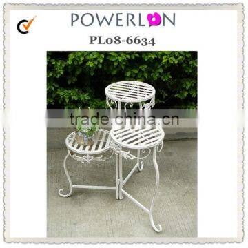 Folding Gentle Carves corner flower stand