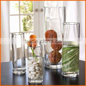 Hot selling glass vases for flower arrangements wedding