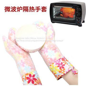 Color Printing Baking Glove Silicone Mitt for Bake photo-2
