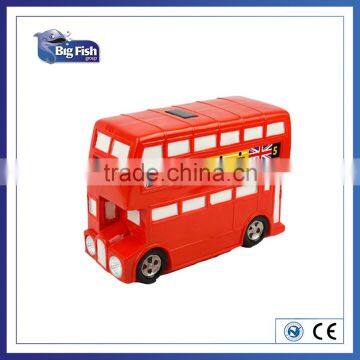 Double Decker Bus Shaped Decorative Solar Garden LED Light