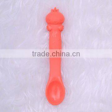 Lovely Animal Shaped Silicone Baby Spoon