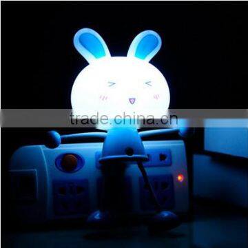 Plug Cartoon Animal Rabbit Led Motion Sensor Night Light