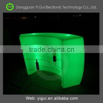 2017 new design restaurant bar counter design led cocktail table