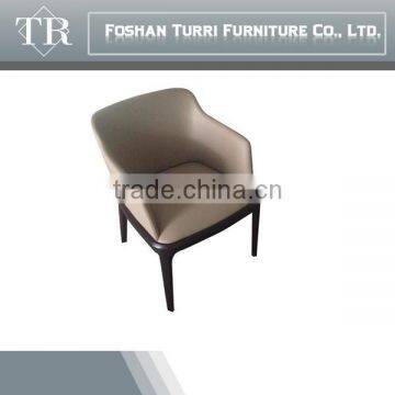 Simple Design Modern Solid Wood and Leather Dinning Chair photo-3