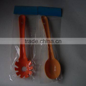 Fork and Spoon Set for Salad,plastic Tableware photo-5