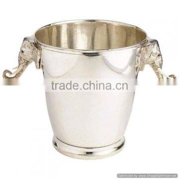 Silver Plated Elephant Design Handle Champagne