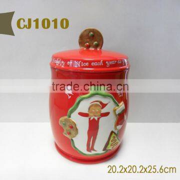 Hand Painting Ceramic Novelty Cookie Jar photo-3
