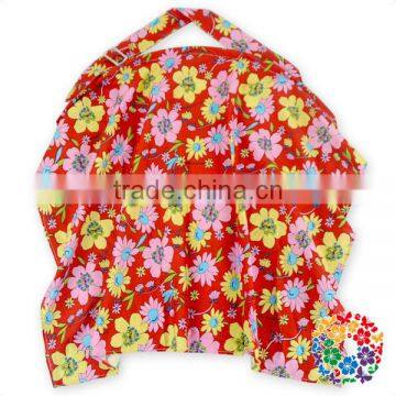 Pink Yellow Sunflower Soft Fabrics Nursing Cover 60*80cm Breastfeeding Cover Cotton Nursing Ponchos For Women