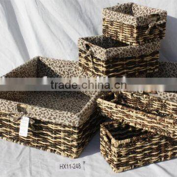 chinese cheap handmade maize storage basket