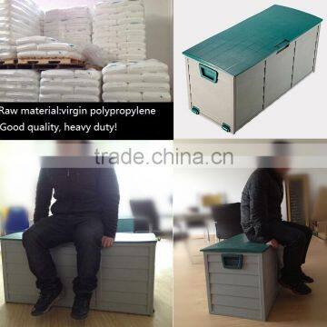 Multipurpose plastic large outdoor heavy duty storage box