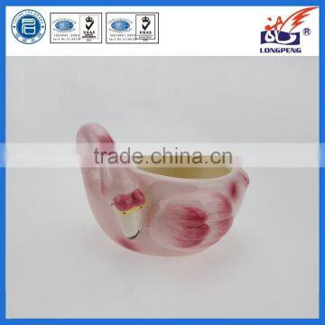 Hot Pink Flamingo Ceramic Flamingo Animal Garden Planter Flower Pots