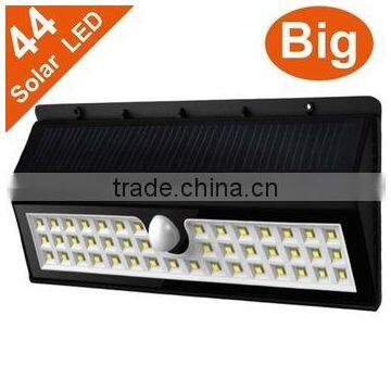 44 LED solar led light Outdoor Wireless Solar Security Light wall lamp