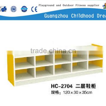 (HC-2704) New arrival children furniture, shoe cabinet, cheap daycare furniture the nursery school