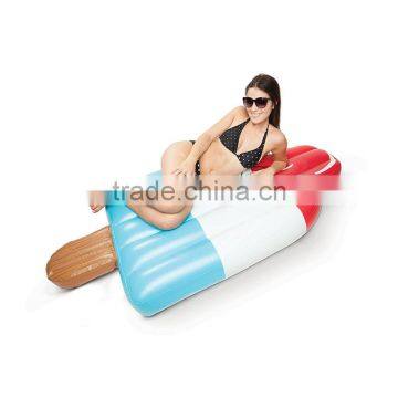 2017 Hot Selling Leasure Giant Ice Cream Inflatable Pool Float Outdoor Swim Ring and Raft Water Game Toys for Kids and Adults