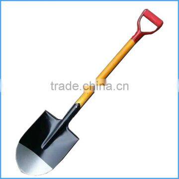 Wooden handle shovel/ carbon steel shovel for farm or construction