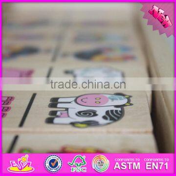 2016 Top Fashion Educational Kids Wooden Domino Set for Sale W15A073 photo-4