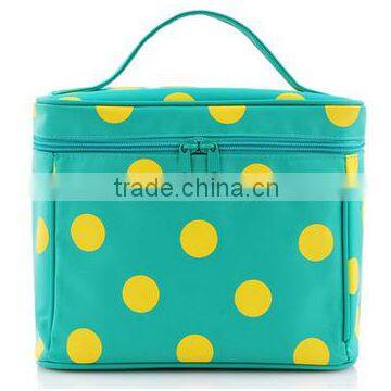 Dotted Option Color Microfiber Make Up Bag With Mirror photo-3