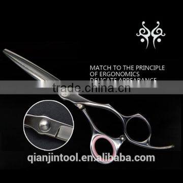 GU-575G JC158 High Quality Damascus Layer Steel Hair Cutting Scissors With Beautiful Finger photo-4
