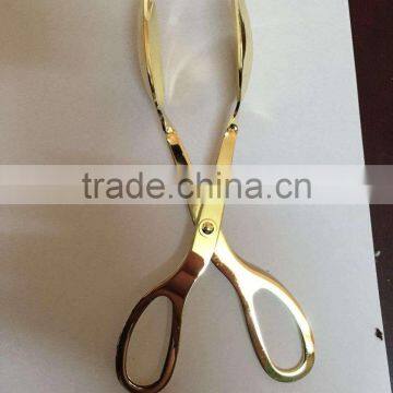 Wholesale Gold Color Planted BBQ Stainless Steel Serving Food Tongs photo-6