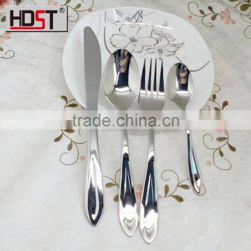 Made in china wedding party stainless steel luxury multi-pcs cutlery sets for North American
