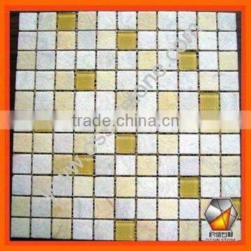 Glass And Marble Mixed Mosaic