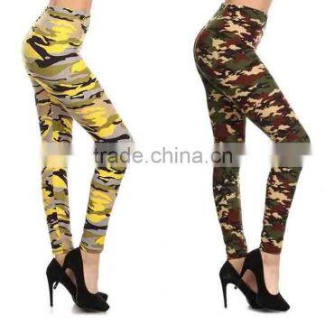 Women Fashion Camo Leggings Yoga Fitness Yoga Wear Tights Woman Leggings Wholesale Custom Made in China