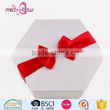 chocolate gift wrapping bows with band for festiveal gift box