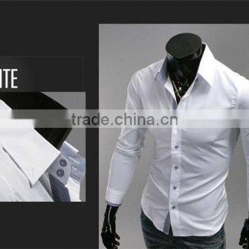 Slim Fit Shirt Men China Shirt Stock Wholesale Italian Design Man Shirts photo-5