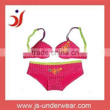 new design girls bra and panty accepted OEM/Eco- Friendly