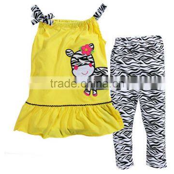 China Company Girls Boutique Clothing Summer 2016 Girl Clothes Set Lovely Children Clothing