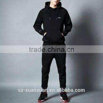 Fashion thick fleece jogging suit for men 2016 sportsware