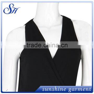 2017 Women's Outfits Crop Irregular Leakage Back Dress photo-2