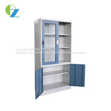 Cheap Metal Swing & Glass Sliding Door Steel Cupboard photo-2