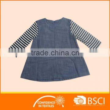 Children Wear Cotton Baby Denim Girl Dress photo-2