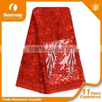 High Quality Embroidery French Lace Fabric FL1186-2 photo-2