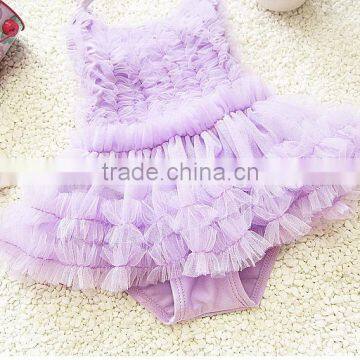 Hot Selling Swimwear Lace Little Girl Bikini Baby Girl Swimsuits /girls Shiny Swimsuit photo-4