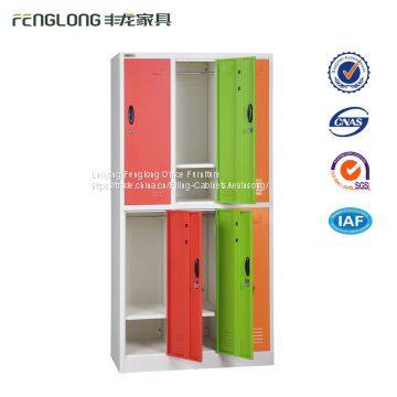 School Student Changing Room 6 Door Metal Storage Lockers photo-3