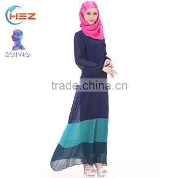 Zakiyyah 40655 New Design Dubai Abayas Online for Party Wear Wholesale Muslim Long Sleeve Maxi Dress photo-5