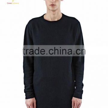 Men Knitted Cashmere Jumper Sweaters Black Cashmere Wool Pullover