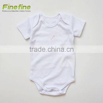 Eco Friendly Baby Clothes Cartoons Organic Baby Romper With Short Sleeve photo-2