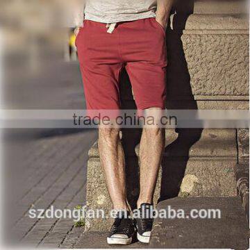 2016 Wholesale Oem Service Custom Sportwear 100% Cotton Men Shorts Latest Fashion Design Blank Shorts for Men Guangzhou Factory photo-2
