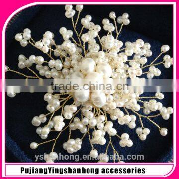 AAA natural freshwater pearl wholesale bulk brooch