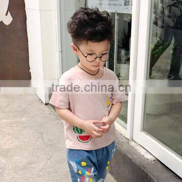 S17372A Latest Children Summer Clothes Boys Short Sleeve t Shirt photo-2