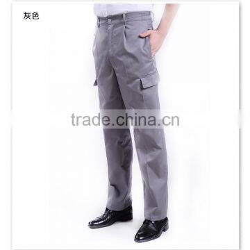 Juqian 2016 Factory Price New Mens Working Uniform Poly Cotton Cheap Cargo Uniform Work Pants With Side Pockets photo-4