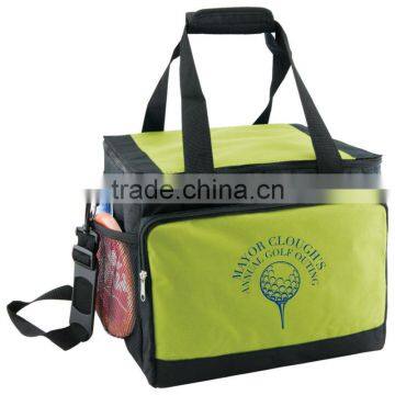 36-Can Jumbo Insulated Cooler Bag - features large front zipper pocket, adjustable shoulder strap and comes with your logo.