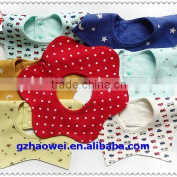 Waterproof Cotton Necklace Pattern Baby Bibs