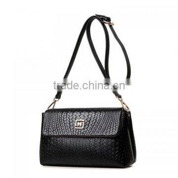 PU Leather Shoulder Bag Polyester Geometric 82660 Mini Shoulder Messenger Bag photo-2
