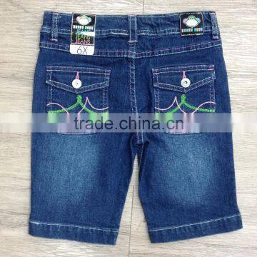 Bobby Jack Ramie Cotton Polyester Spandex Girls Denim Shorts #3R5558 photo-2