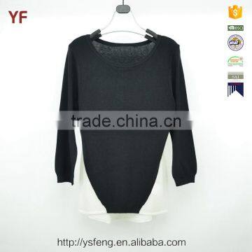 High Quality Clothing Manufacturers Fashion Knit European Style Sweaters For Women